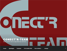 Tablet Screenshot of conectr-team.be